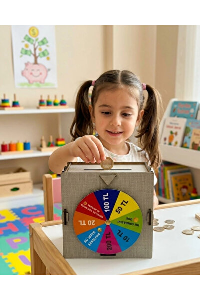 Generic Brand Fun Wheel Mechanism Savings Bank