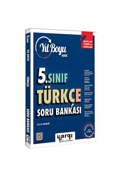 Yargı Yayınları Yargı Ders Arkadaşım 5.Sınıf Türkçe Yıl Boyu Soru Bankası
