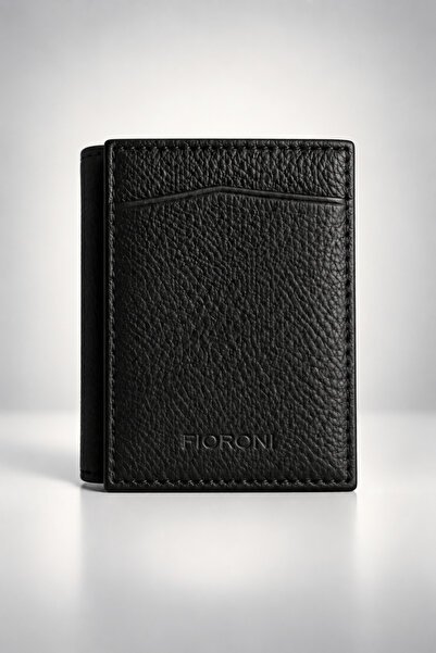 Fioroni Ritmo Hakiki Deri Otomatik Mekanizmalı Korumalı Erkek Kartlık Cüzdan