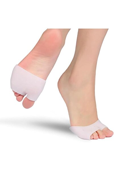 Bukela 2 Pcs Gel Metatarsal Foot Pad Sleeves, Perforated Breathable Toe Separ...