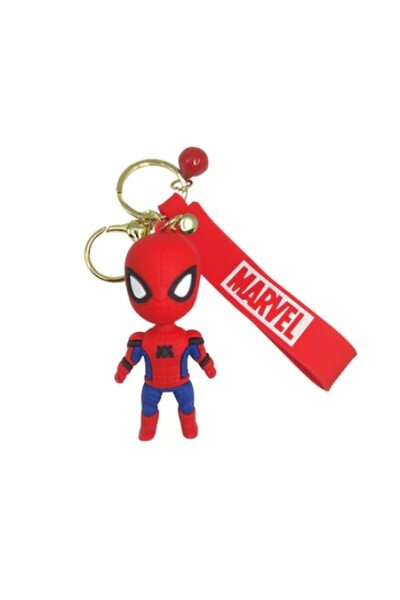 PriStyle Keychain for Keys and Backpack or Pencil Case Zipper, with Marvel Sp...