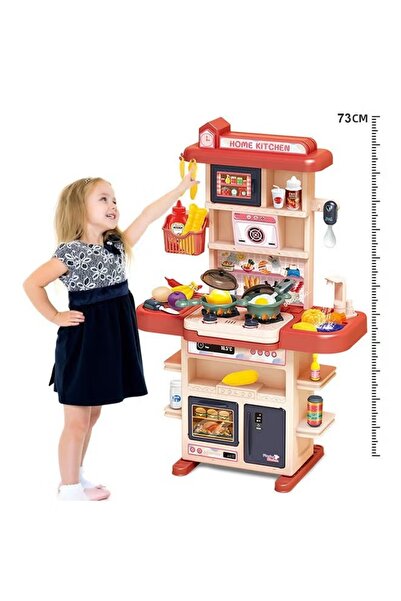 Generic Brand Realistic 43-Piece Kids Kitchen Playset with Lights & Sounds – ...