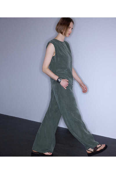 İpekyol Belden bağlamalı wide leg pantolon
