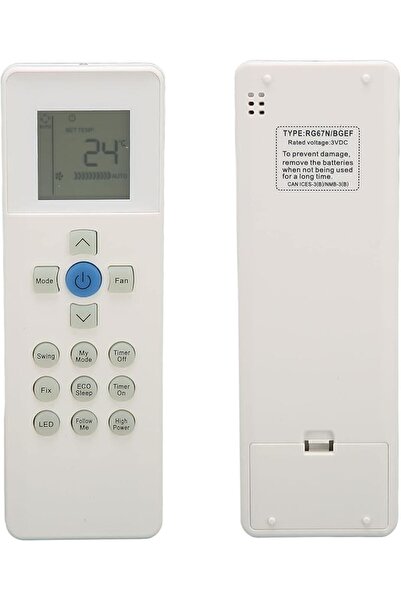 GENERAL Air Conditioner Remote Control for Carrier RG67N BGEF RG67V BGEF, Rep...