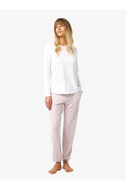 Blackspade Kadın Pijama Takımı 52254 - Beyaz