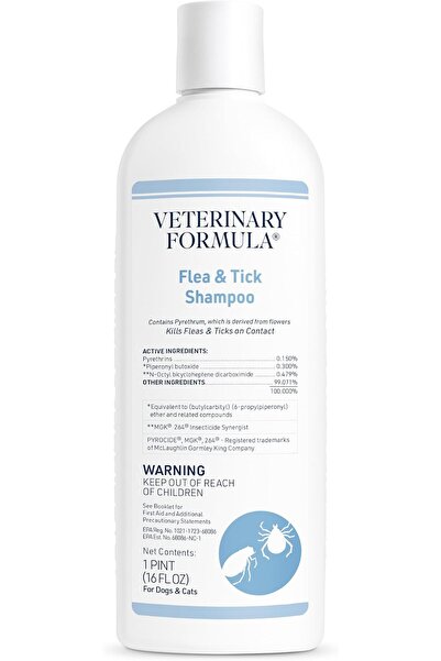 Veterinary Formula شامبو العناية السريرية ضد البراغيث والقراد 473 مل