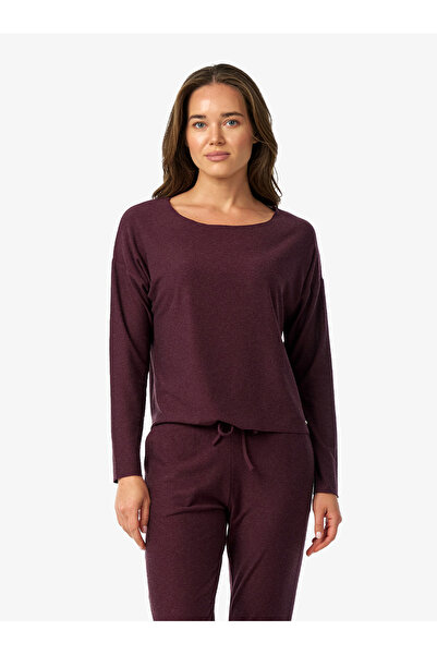 Blackspade Kadın T-Shirt 60683 - Mürdüm