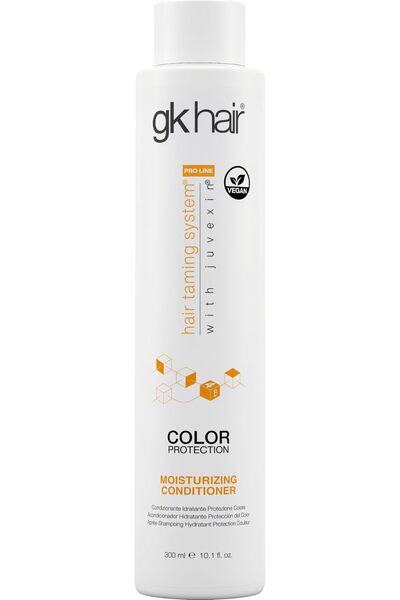 GK HAIR بلسم الكيراتين العالمي المرطب (300 مل/10.1 أونصة سائلة) لحماية اللون ...