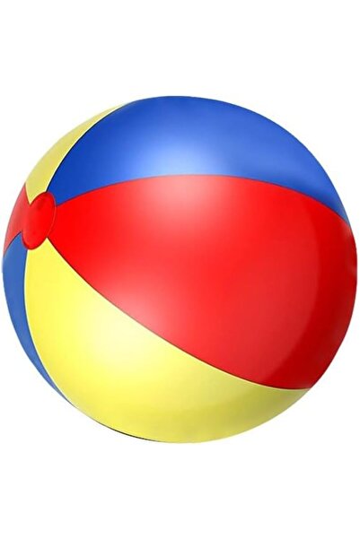 TERRIFI 40 Inch Giant Inflatable Beach Ball, Jumbo Rainbow Color Beachballs B...