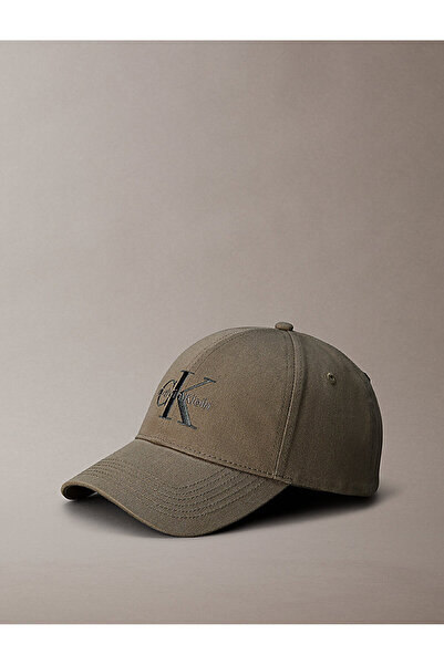 Calvin Klein Erkek Monogram Embroidery Şapka