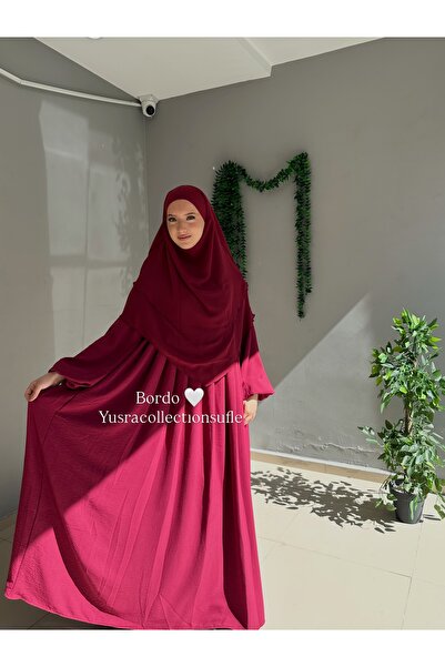 Yüsra Collection Ayrobin Dress and Short Sufle 2-Piece Set