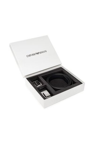 Emporio Armani Curea pentru bărbați Y4S498 YLP4E 81519 Negru