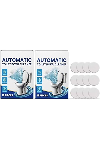 Yelajoy 2Pcs Toilet Cleaner Tablets, Limescale Remover for Deep Cleaning Stai...