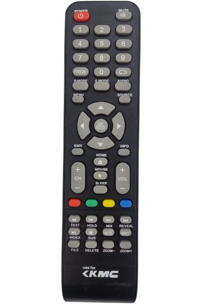 bgm جهاز تحكم عن بعد بديل متوافق مع تلفزيون KMC Smart LCD LED - أسود