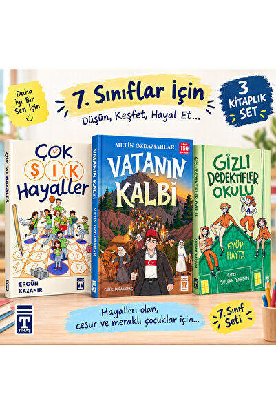 Genç Timaş Yayınları Vatanın Kalbi - Gizli Dedektifler Okulu - Çok Şık Hayall...