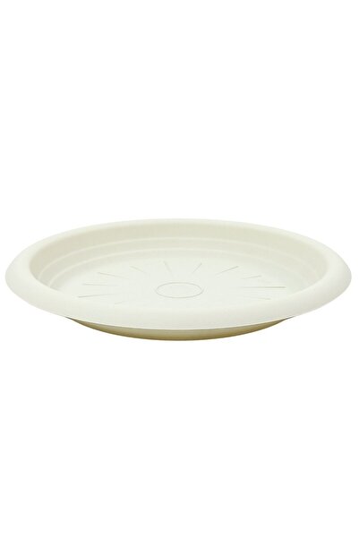 OEM Farfurie ghiveci Lyra, plastic, rotund, nisipiu, D 45 cm
