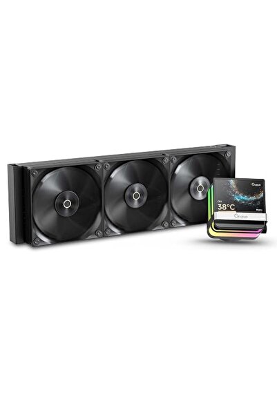 OCYPUS Sigma PRO L36 BK 360MM AIO liquid CPU Cooler with 3.5" LCD Display
