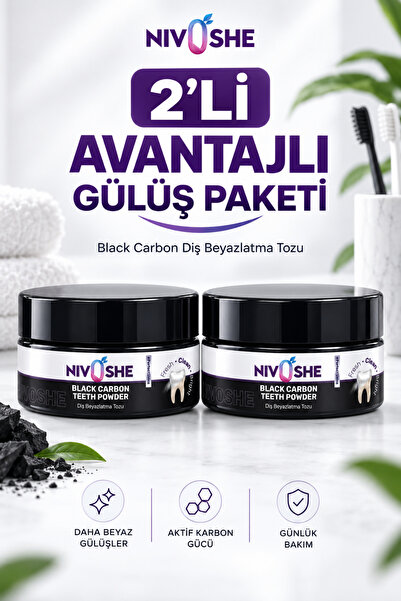 Coal Karbon Diş Beyazlatma Tozu 2 Adet