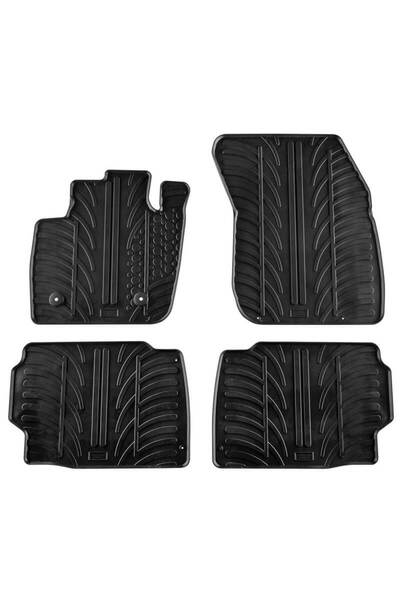 Gledring Πατάκια Αυτοκινήτου 0551 Ford Mondeo 2014- Μαύρα 4 Τεμάχια (CAR0013727)