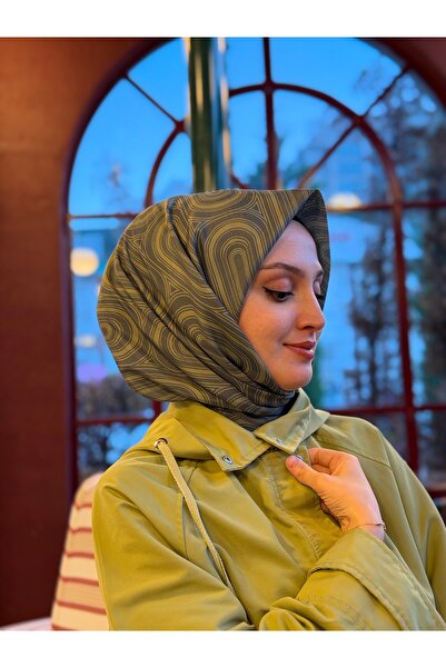 moiré Soft Eşarp Pamuklu Kumaş Kaymayan Yapısıyla Rahat Kullanım