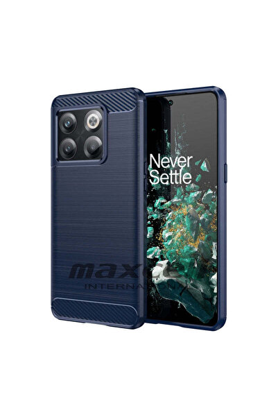 Maxcell Brush Cover for Honor X7B, TPU, Metal Look - Blue