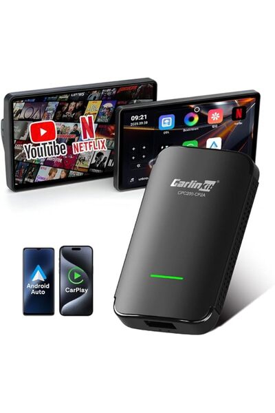 carlinkit CP2A Pro Wireless CarPlay Android Auto Adapter Dongle USB-A/C