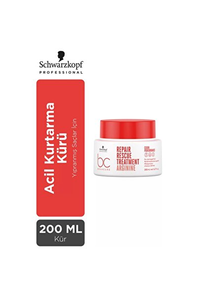 Schwarzkopf Repair Rescue Arginine Acil Kurtarma Yıpranmış Saçlar İçin Bakım ...