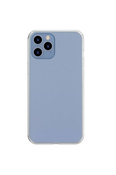 Baseus Θήκη Frosted Glass Σκληρή με εύκαμπτο πλαίσιο για iPhone 12 Pro Max Λε...