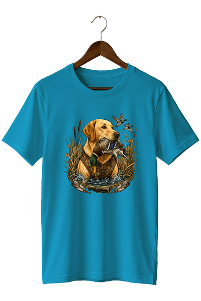 The Baski Ανδρικό μπλουζάκι με στάμπα Labrador Duck Hunt – Κοντομάνικο μπλουζ...