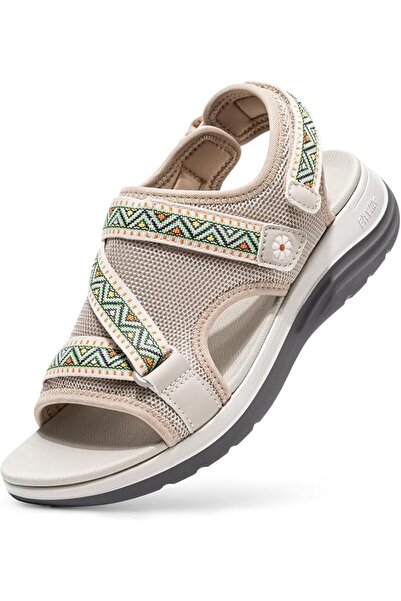 FitVille Women Wide Comfortable Sandals, Flat Sandals for Women Summer Beach,...