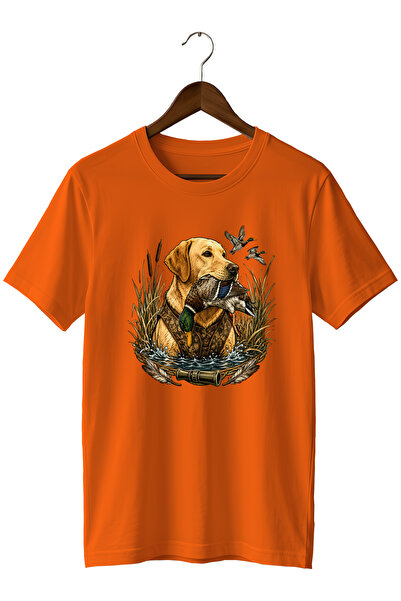 The Baski Ανδρικό μπλουζάκι με στάμπα Labrador Duck Hunt – Κοντομάνικο μπλουζ...
