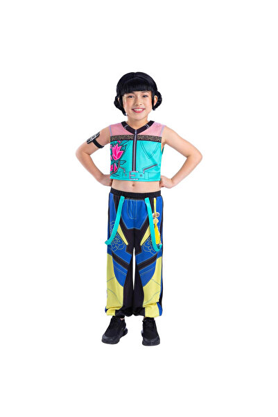 Rubies K-Pop Demon Hunters Klasik Zoey Kostüm Seti 9-10 Yaş M