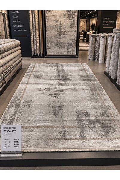 Merinos Vista 76334-957 Dmr Halı Salon, Oturma, Yatak Odası Halısı Leke Tutma...