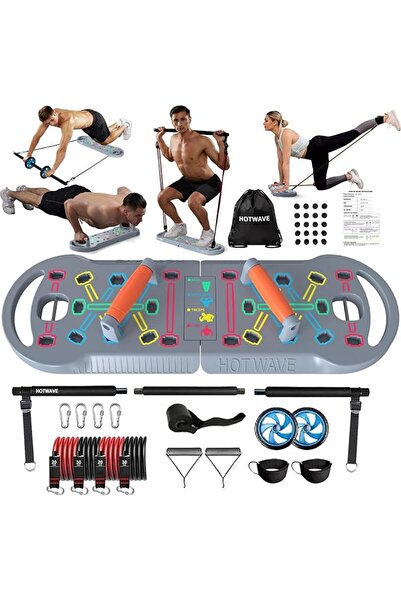 GENERAL HOTWAVE Portable Exercise Equipment with 16 Gym Accessories.20 in 1 P...
