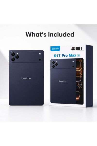 Bestrio S17 Pro Max 5G Tablet 10.1-Inch Android 16, 8GB RAM 512GB ROM, Octa-C...