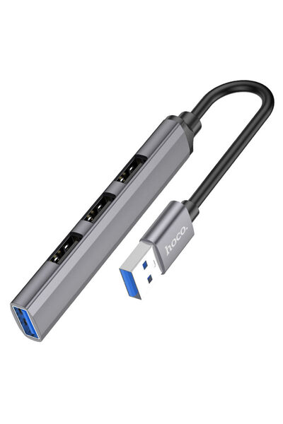 Hoco Διανομέας USB HB 26, Πολλαπλών θυρών, USB-A σε USB-A 3.0, 3 x USB-A 2.0,...