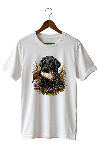 The Baski Ανδρικό μπλουζάκι με στάμπα Labrador Duck Hunt – Κοντομάνικο μπλουζ...