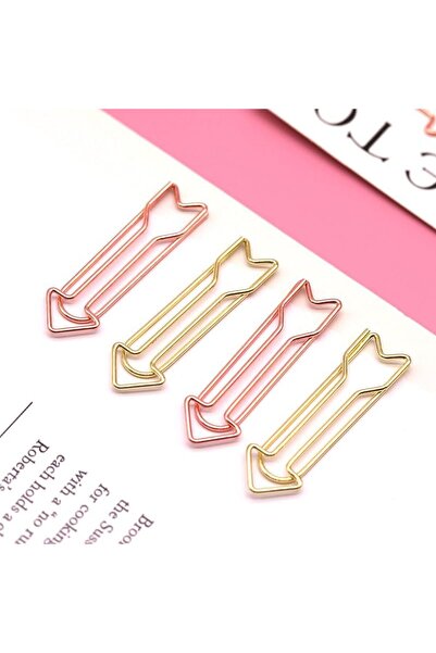 Arabest Metal Paper Clips,Arrow-Shaped Multicolor Cute Paperclips for School ...
