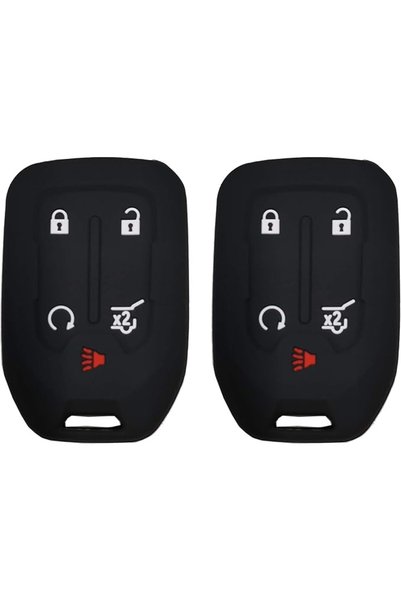 Arruweer 2 Pcs Smart Key Fob Cover Case Protector Fit for GMC Acadia Terrain ...