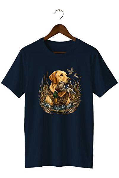 The Baski Ανδρικό μπλουζάκι με στάμπα Labrador Duck Hunt – Κοντομάνικο μπλουζ...