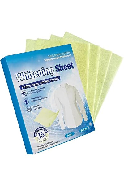 Yelajoy 15 Pcs Laundry Whitener Sheets, Whitening Sheets, Unscented Hypoaller...