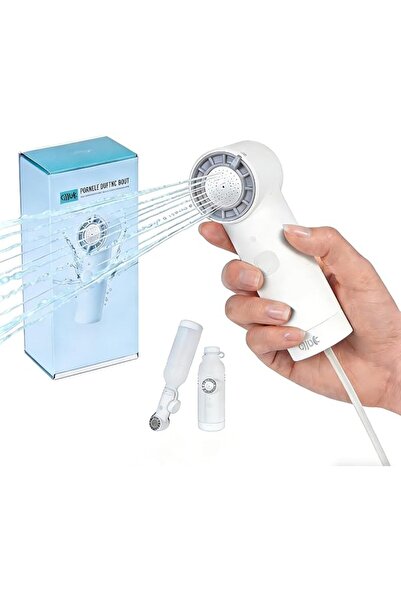 Skin Generics شطاف كهربائي محمول للسفر - 3 أوضاع قابلة للتعديل، شطاف يدوي مع ...