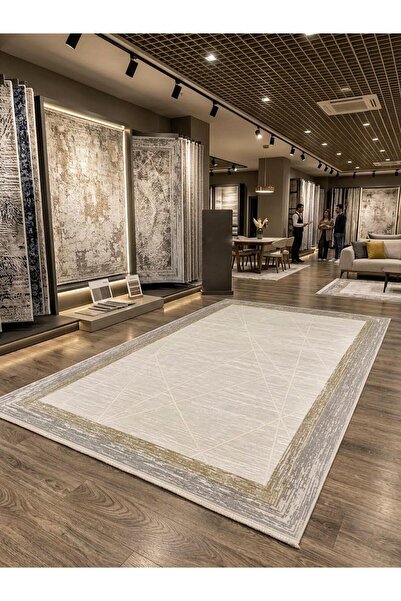 Merinos Vista 76592-957 Salon, Oturma, Yatak Odası Halısı Leke Tutmaz, Tozuma...