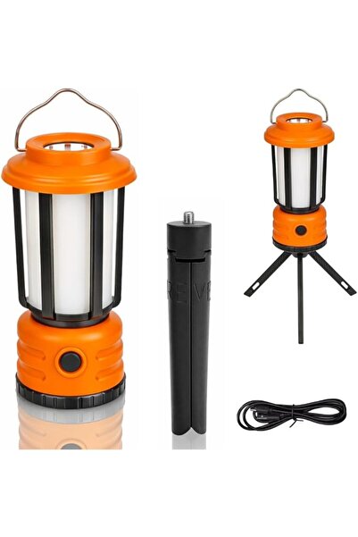 MultiGO إم بي ®   فانوس تخييم محمول بإضاءة LED مع مصباح يدوي، قابل لإعادة الش...