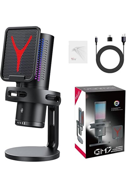 ELEPHANTBOAT زوربيس ®   ميكروفون USB للألعاب مع إضاءة RGB وحامل ثلاثي القوائم...