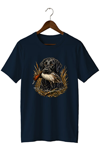 The Baski Ανδρικό μπλουζάκι με στάμπα Labrador Duck Hunt – Κοντομάνικο μπλουζ...