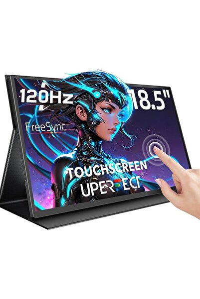 UPERFECT 18.5-Inch Touchscreen Portable Monitor, 120Hz 1ms Gaming Display, FH...