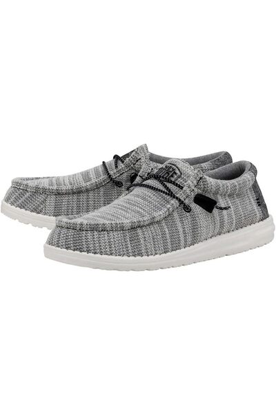 HEY DUDE Wally Stretch, Moc Toe Shoes Men, Yin Yang 2, UK 11