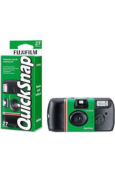 Instax كاميرا فوجي فيلم كويك سناب فلاش 400 للاستخدام مرة واحدة - 27 لقطة (نسخ...