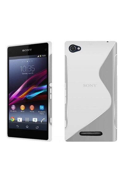 OEM Διαφανής Θήκη TPU S Line για Sony Xperia E